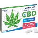 EUPHORIA Cannabis žuvačky s CBD 100mg Peppermint 17g