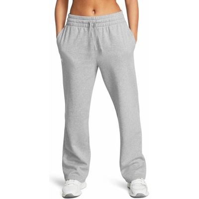 Under Armour Rival Flc Straight Pant Mod Gray Light Heather / White