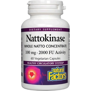 Image 1 of Natural Factors Nattokinase 100 mg [60 капсули]