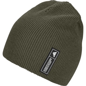 adidas ESSENTIALS LBL BEANIE Khaki, бяло (KG9581)