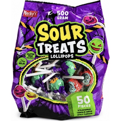 Becky's Becky’s Halloween Sour Lollipops 500 g