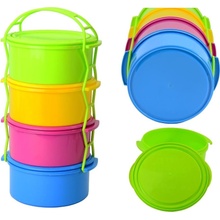 KOZÁČEK Jídlonosič plast 4x1,5L KOZÁČEK barevný