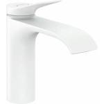 Hansgrohe Смесител за умивалник Hansgrohe Vivenis 110 матово бял без вентил (75022700)