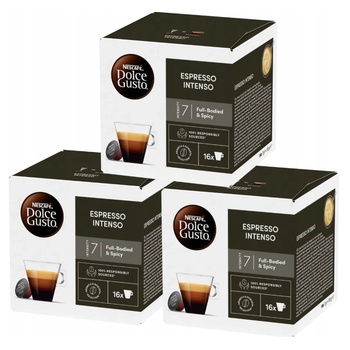 NESCAFÉ ESPRESSO Intenso 3 ОПАКОВКИ 3x16 капсули