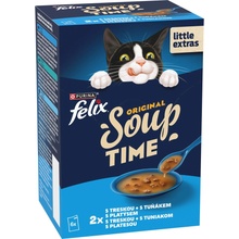 Felix Soup Original treska tuniak a platesa 6 x 48 g