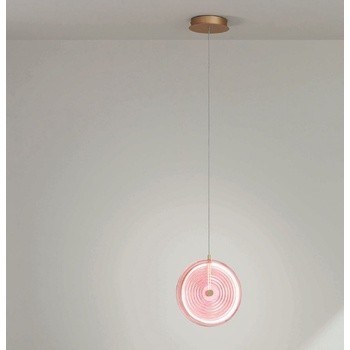 Ondaluce JOKEY Пендел 13W 3000K Ф300mm Розов (SO.JOKEY/PC-ROSA)