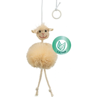 Trixie Ovečka plyšová na gumičce 20 cm