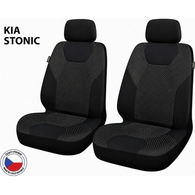 Autopoťah CAPPA Perfetto ZL Kia Stonic, čierne/sivé