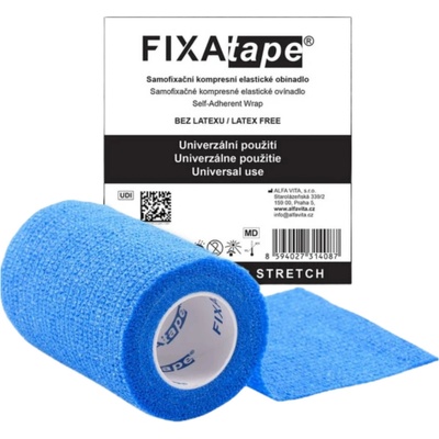 FIXAtape STRETCH samofix.obina.7,5 x 450 cm modrá