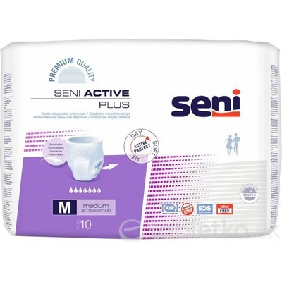 Seni ACTIVE PLUS Medium 2 navliekacie nohavičky 10 ks