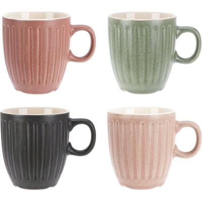 EXCELLENT HOUSEWARE Hrnček na kávu aj čaj 4 x 150 ml