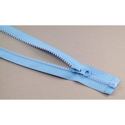 Deliteľný kostený zips - dĺžka (30 - 95 cm) - rôzne farby 40 cm Svetlá modrá_CEZ