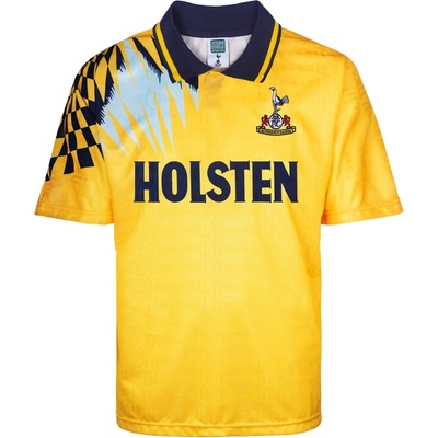Score Draw Футболна фланелка Score Draw ScoreDraw Tottenham Hotspur Away Shirt 1992/93 - Yellow/Blue