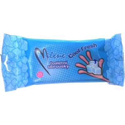 Miléne Cool Fresh toaletné vlhčené obrúsky 15 ks