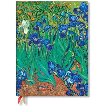 Paperblanks Планер Van Gogh's Irises, Ultra, вертикален, твъ (1570181395)