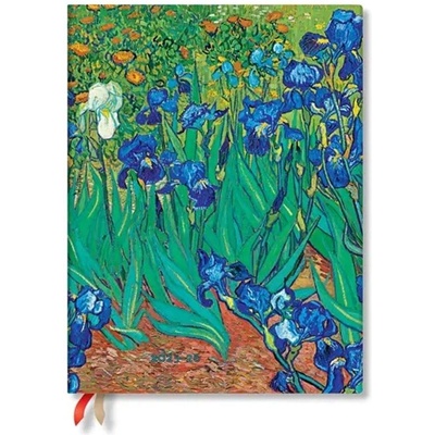 Paperblanks Планер Van Gogh's Irises, Ultra, вертикален, твъ (1570181395)