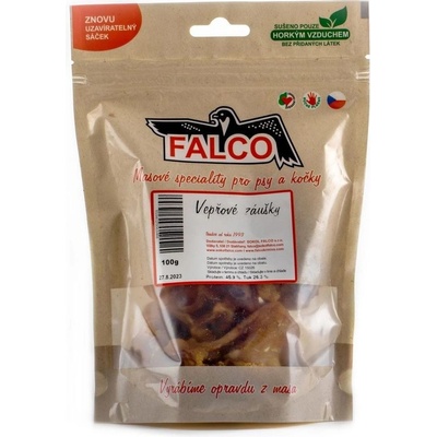 Falco pochúťky sušené záušky 100 g