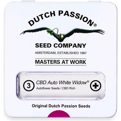 Dutch Passion CBD AUTO White Widow semena neobsahují THC 7 ks