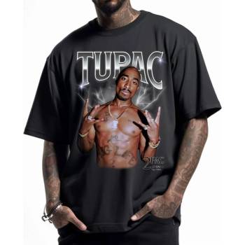 Hoodstyle Тениска Oversize 2Pac House Of Blues 960394 - Черен, размер M