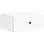 vidaXL Спален шкаф с монтаж на стена Бял гланц 49 x 34, 5 x 20 см (899133)