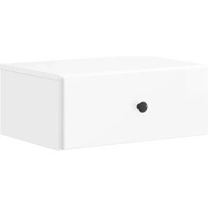 vidaXL Спален шкаф с монтаж на стена Бял гланц 49 x 34, 5 x 20 см (899133)