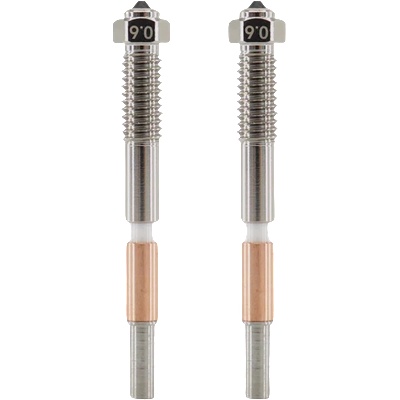 QIDI Tech Биметална дюза за Q2, комплект от 2 броя - 0, 6 mm (674519683117)