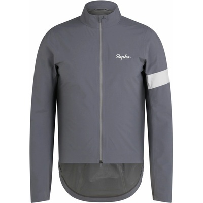 Rapha Core Rain Jacket grey white pánska