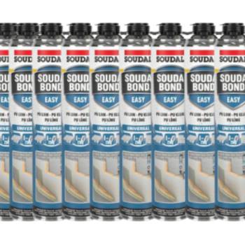 Soudal Soudabond Easy 1K Gun - полиуретанова пистолетна пяна (6265)
