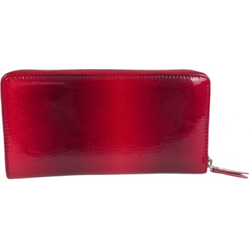 Червено лачено портмоне с цип - Ezi