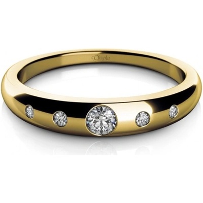 Couple prsten Nika ze žlutého zlata se zirkony 6810502 0 1