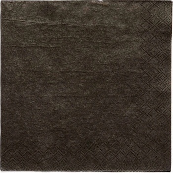 Amscan Servítky papierové čierne Charcoal 33x33cm 20 ks