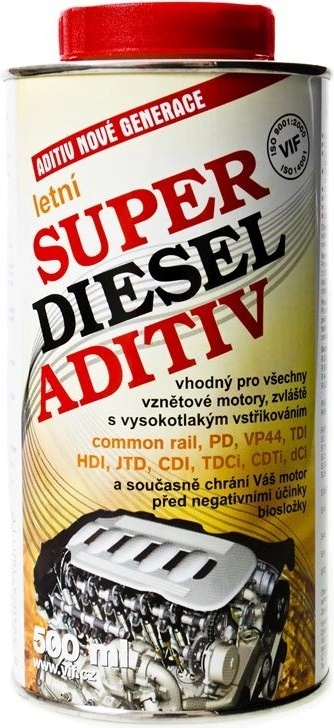 Tohle je absolutní vítěz srovnávacího testu - produkt VIF Super Diesel Aditiv letní 500 ml