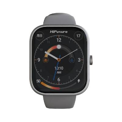 Lume Silver Grey, 1.85 " IPS, Powered by Dual Core, Aerospace-Grade Ultra Light Aluminum Frame, Bluetooth Call, 3D User Interface, 1ATM Waterproof, 24/7 True Heart Rate & Blood Oxyge (6972576182319)