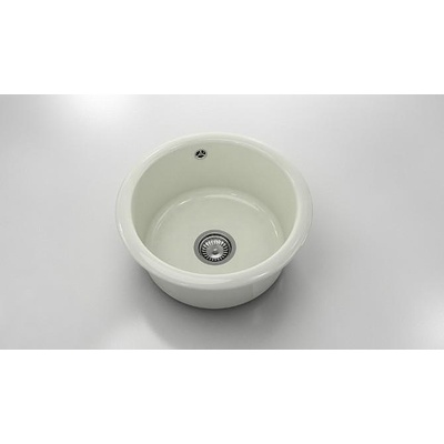 FAT композитна кухненска мивка кръгла Ø49 см, полимермрамор (206)