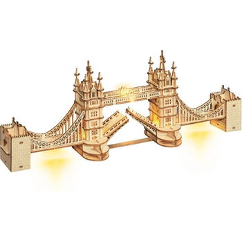 Robotime Rolife Svietiaci 3D drevené puzzle Big Ben 220 ks