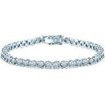 SAVICKI Тенис гривна The Light 4, 5 мм: бяло злато, диаманти - savicki - 21 009,53 лв
