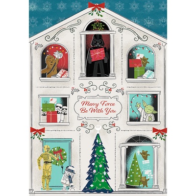TREFL Premium Plus Star Wars Merry Force Be With You 1000 dielov