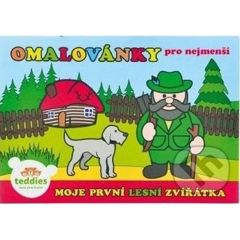 Omalovánky Moje první lesní zvířátka 21x14,5cm MPLZ