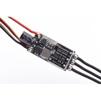 GRAUPNER Modellbau ULTRA 20A BL HELI SBEC 2-4S regulátors XT-30 a SH servokonektorem