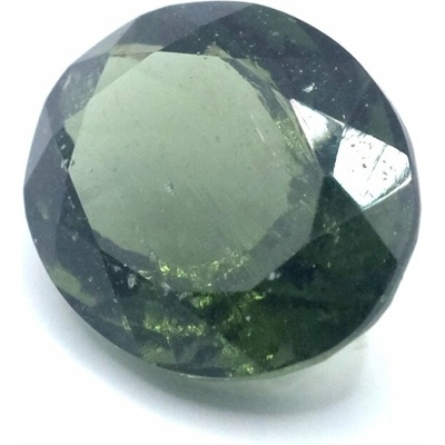 Vltavín broušený - oval briliant - 4,283 ct