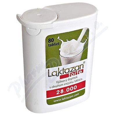 Laktazan Forte 28.000 FCC 80 tablet