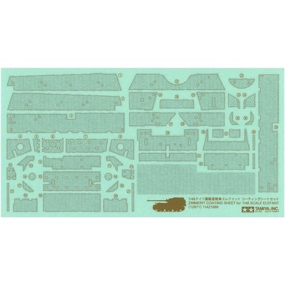 Tamiya Elefant Zimmerit Sheet 1:48