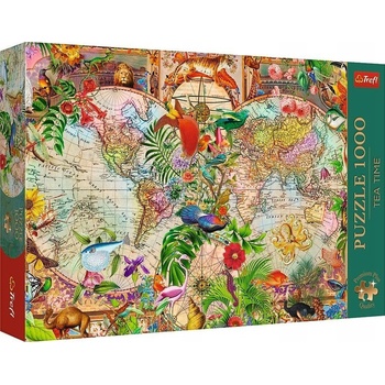 Trefl Пъзел Trefl от 1000 части - Антична световна карта (12077)