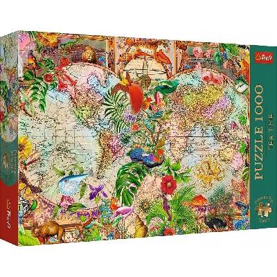 Trefl Пъзел Trefl от 1000 части - Антична световна карта (12077)