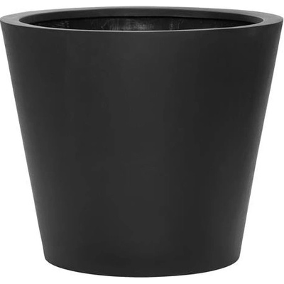 Pottery Pots květináč Bucket M Black Natural Fiberstone 58 x 50 cm