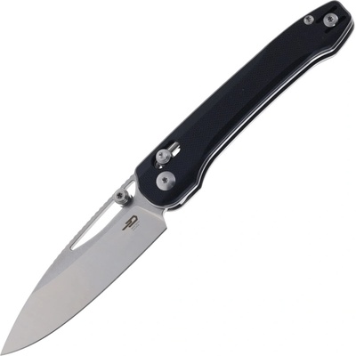 BESTECH Cobber 14C28N Stonewashed+Satin with Black G10 handle BG68A