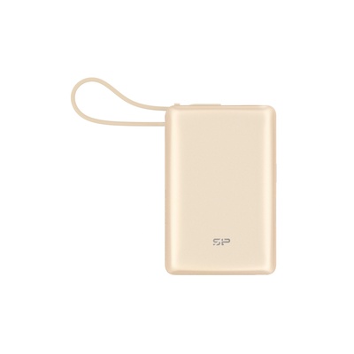 Silicon Power Външна батерия Silicon Power CP10 10000 mAh - Champagne (SLP-PB-CP10-CHAMP)