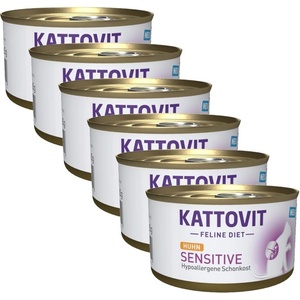 KATTOVIT Sensitive консерви пиле 6 x 85 г
