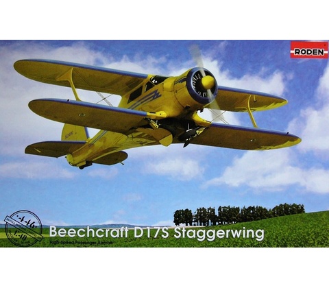 Roden Beechcraft D17S Staggerwing 1:48