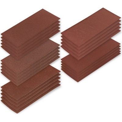 DEMA Brúsny papier pre vibračnú brúsku 93x230 mm K60-K240, 25 ks